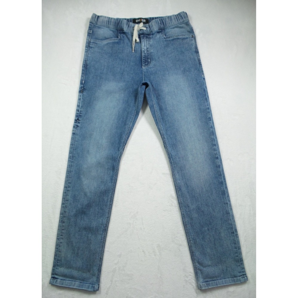 DUER DU/ER Jeans Mens Size 32 x 32 Blue Denim L2X Performance Pull On NWT